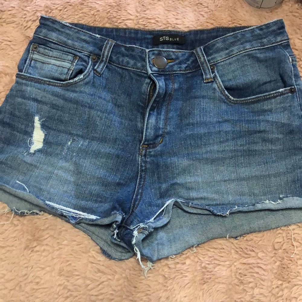 STS blue shorts. High waisted